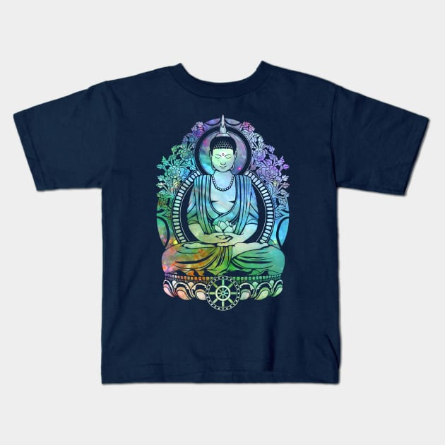 Cosmic Gautama Buddha - Cold Kids T-Shirt by GAz